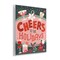 Stupell Industries Cheers Festive Holiday Drinks Wall Plaque By Laura Watson